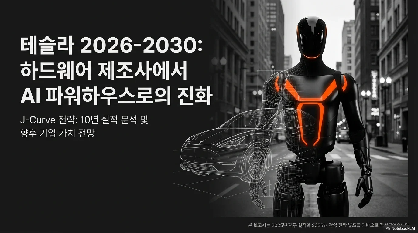 테슬라 주가 전망 2026-2030 — J-Curve 전략과 AI 파워하우스 시나리오 그림 1